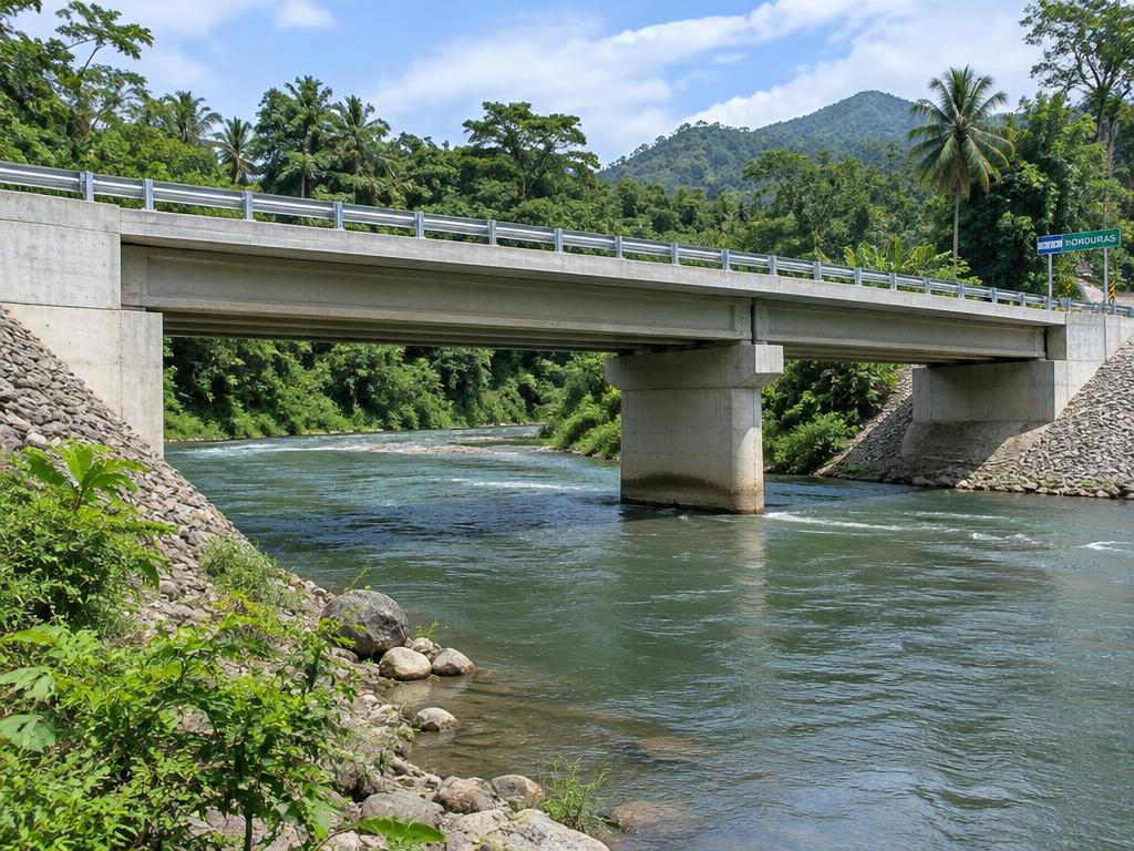 Puente Los Alpes sobre el Río Santa Ana